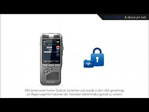 Philips Digital Pocket Memo - Hohe Datensicherheit