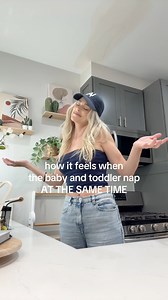 how it feels when you get your baby and toddler to nap at the same time 🙌 | Ace Fully Alive