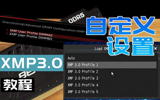 我的内存XMP设置，给你也能用？【教你用DDR5内存的XMP 3.0自定义文件】