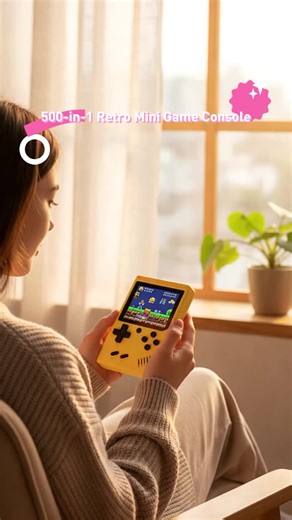 500 Games Retro Portable Mini Handheld Video Game Console 8 Bit 3.0 Inch Color LCD Game Player Built in 500 Games For Kid Gift Handheld Gaming Console #familygames #handheldgameconsole #retrogameconsole #kidscontent #gadgetlife #retrovideogames #portabledvdplayer #smallsmartphone #nintendoswitchlite #ps5controllercover