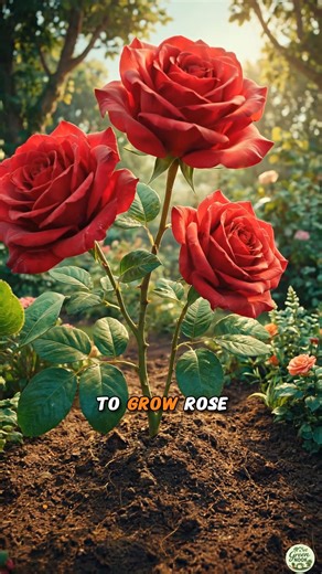 Grow Rose Plant Faster With These Simple Tips 🌹#shorts #rose