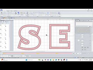PE Design Fonts into Applique