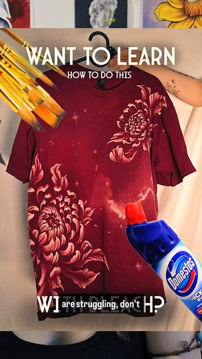 70K views · 1.4K reactions | ✨ Ready to dive into the world of bleach painting? Whether you’re just curious or already hooked, I’ve created an online club where you can explore this unique medium through tutorials, inspiration, and a supportive creative community 李 If you’ve been wanting to try something new (or level up your bleach art), this is your sign! Comment "join" to find out more :) | art by kivi | Facebook