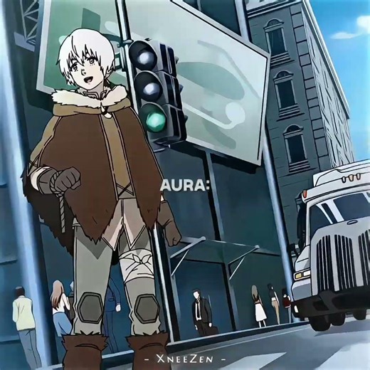 Bro Defeated Truck-kun. 🚛🔥 Music: CANTO DE LUNA (Ultra Slowed) | To Your Eternity Season 3 Edit