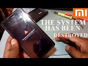 MI PHONE THE SYSTEM HAS BEEN DESTROYED SOLVE *FOR ALL MI PHONE*(MI2016100)