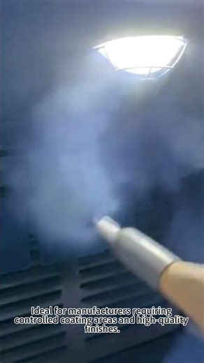 Powder Coating Template Spraying: Achieving Precise Coating Patterns #powdercoating