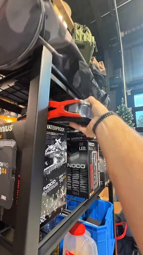 Meet the NOCO GBX155—powerful⚡, safe🛡️, and built for the toughest jobs. With 4,250 peak amps, it can jump start gas engines up to 10.0L and diesel🛢️ up to 8.0L. Featuring USB-C fast charging, advanced safety, and rugged durability, this jump starter is the ultimate roadside essential. | Randomtic