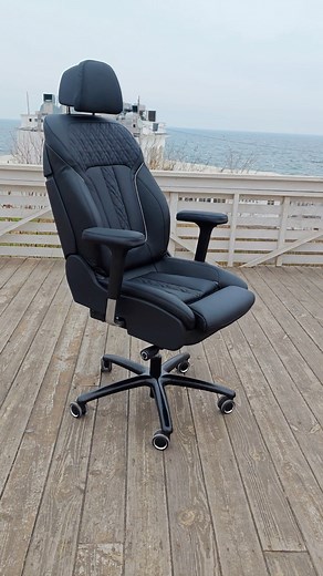 7.7K views · 43 reactions | BMW Office Chair — when automotive engineering meets comfort. A unique handmade chair inspired by BMW performance and crafted for true car enthusiasts #BMW #BMWChair #BMWOfficeChair #AutomotiveDesign #CarFurniture | Metal Works Studio | Facebook