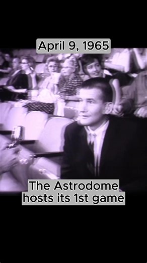 Historic Debut of Houston Astrodome in 1965