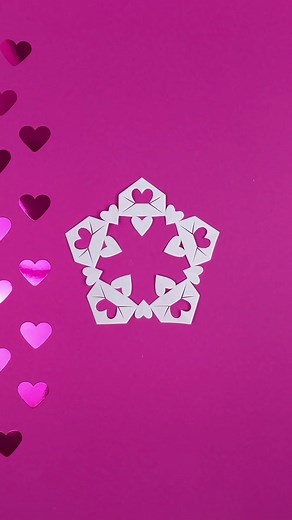 DIY Paper Heart Decorations Tutorial