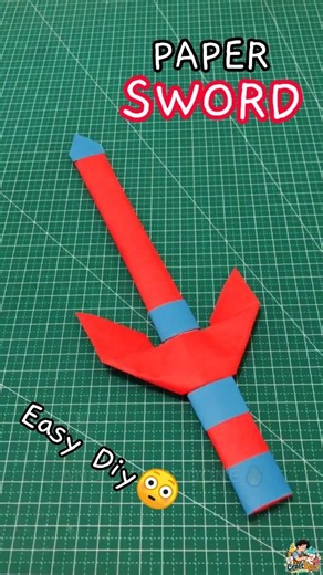 How to Make a Paper Sword in 60 Seconds ⚔️ #shorts