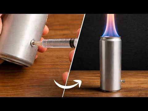 How to Make a Jet Stove From a Tin Can in 3 Minutes