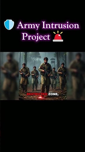 1️⃣ 🪖🚨 Border Intrusion Detection System | Army Security Working Model 🔥