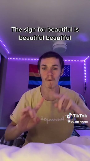 The correct way to sign beautiful. Theres a difference. #aslprince #foryou #foryoupage #viral #asl #signlanguage #pse