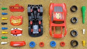 Disney Car 3 Toy Assembly with Excavator Power Wheels Truck Toys Activity | Toy Car