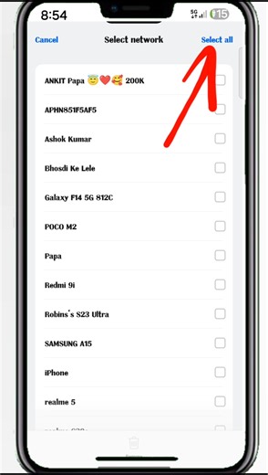 How to delete saved wifi network on realme phone #shorts #youtube