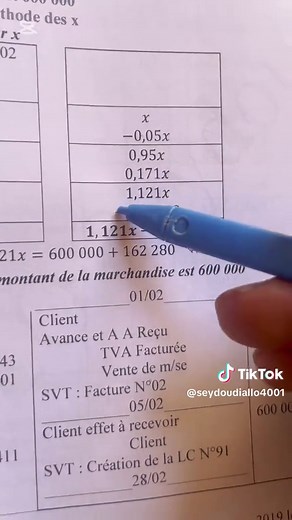 Calcul Facture : Enregistrement Comptable TVA