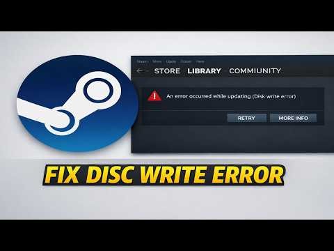 How To Fix Steam Disc Write Error