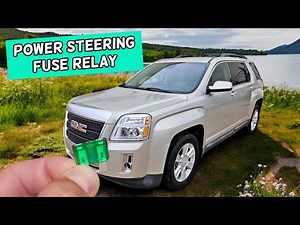 GMC TERRAIN Power Steering Fuse Relay Location Replacement 2010 2011 2012 2013 2014 2015 2016 2017