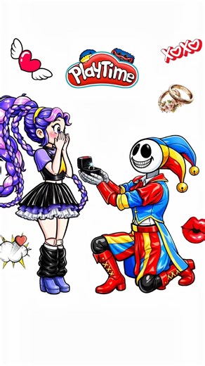 Poopy Playtime 5 - Prototype Propose Lily Sticker Book DIY #stickerbook #diy #poopyplaytime