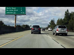 Junipero Serra Freeway (Interstate 280 Exits 5 to 12) northbound