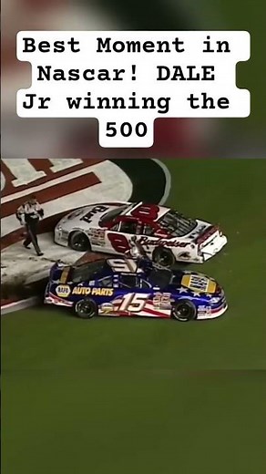 Dale Jr winning the Daytona 500 is the best moment In Nascar! #automobile #nascar #racing