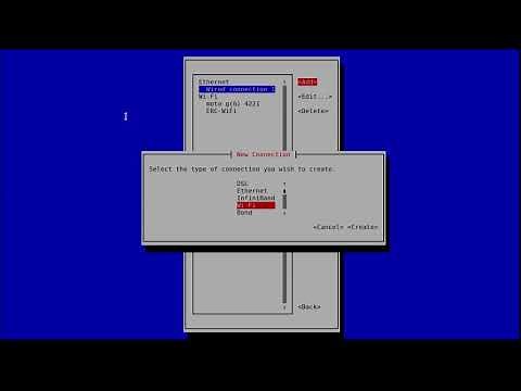 nmtui: Manage your network connections from the command line