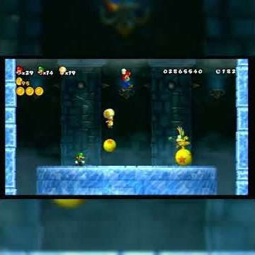 World 3 Tower & Castle Boss Fights ⭐ – New Super Mario Bros. Wii #Shorts