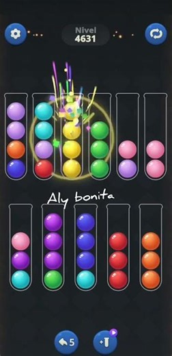 Ball sort puzzle level 4631 #puzzle #nivel #level #colors #resolución #gameplay #gaming