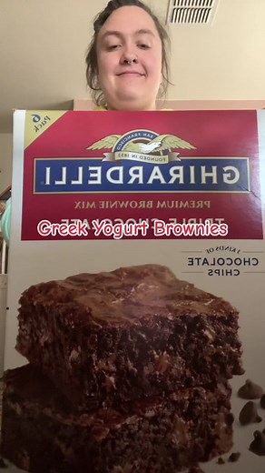 Better Boxed Brownies! Instead of oil or butter use Greek yogurt. Instead of water, use coffee/chocolate milk