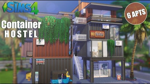 集装箱公寓 招租中（nocc）| 模拟人生 4 | 定格动画 @ Marmelad