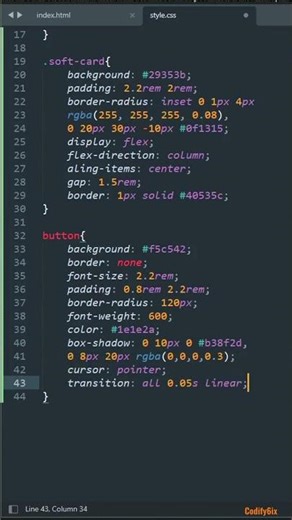 Counter button | HTML, CSS & JS