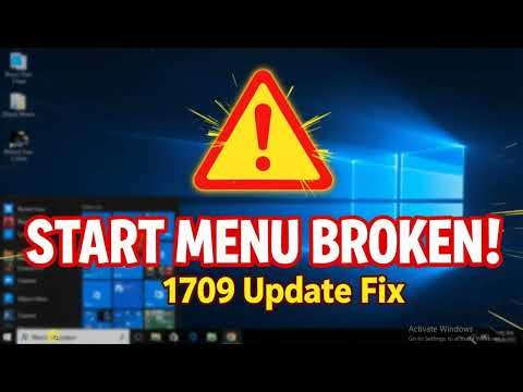 How to Fix the Start Menu After Updating to Windows 10 Fall Creators 1709