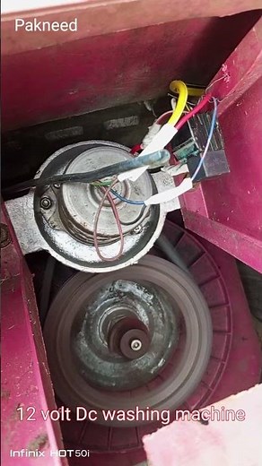 12 volt DC washing machine || solar power washing machine @pakneed