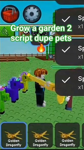Grow a garden 2 Script for auto dupe pets link in comments #roblox #growagarden #script