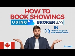 How to book showings using Broker Bay in TREEB Real Estate Board #treeb