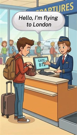 Travel English: Checking In ✈️🛂 How to Check In for a Flight in English 🌍