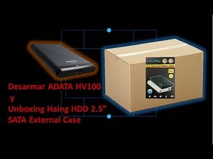 Como desarmar un HDD Adata HV100 y Unboxing External Case