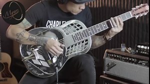 Resonator Guitar Pickup with Flexible Micro-Gooseneck by Myers Pickups