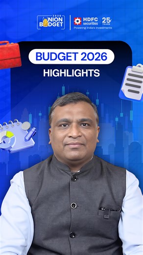 HDFC securities on Instagram: "What does the Union Budget 2026 signal for India’s next growth phase? According to Mr. Devarsh Vail, the Union Budget signals a clear push towards structural reforms, policy stability, and long-term capital formation amid global uncertainty. From sustained public CapE and NRI investment liberalisation to banking sector reforms, deregulation, tourism, and data centre incentives, the Budget lays the foundation for durable, private-led growth. The real test now lies i
