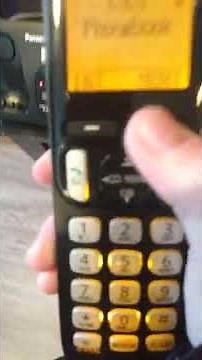 how to register and deregister Panasonic cordless phones