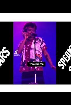 Bruno mars Hablando y cantando en español! Talking and singing in Spanish! Live concert in Chile