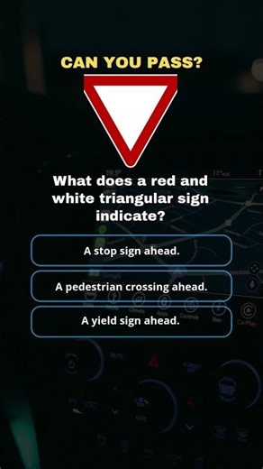 Can you pass? Part 16 🔻 (Yield Sign Meaning) #Shorts
