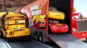 268K views · 3.6K reactions | Lightning McQueen CHALLENGES Miss Fritter to a Real Race - WINNER GETS BUNCH OF OIL Disney Cars 3 | Sugarinobearus | Facebook
