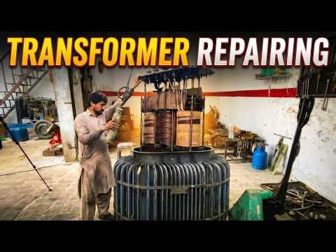 Inside a Transformer Repair Workshop – Full Electrical Restoration Process