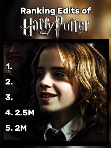 Ranking Edits of Harry Potter p5