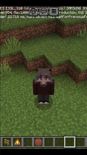 Como hacer una fogata #minecraft #minecraftbuilding