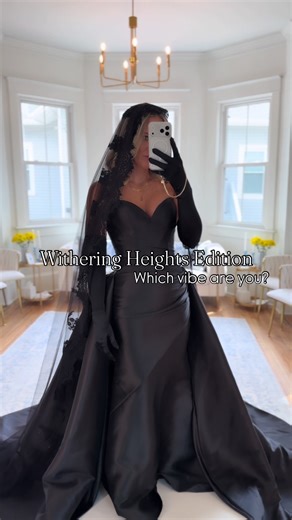 Dark romance or soft romance… which one are you? 🖤🤍 #2026Bride #2027Bride #WeddingDressShopping #BrideTok #SayYesToTheDress @veniinfantinobridal