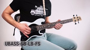 Solid Body 4-String Powder Blue Fretted U•BASS®