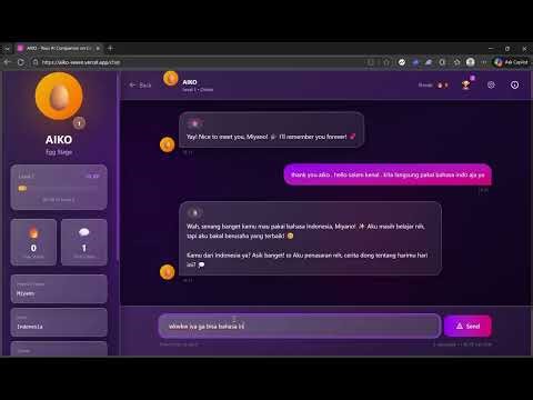 AIKO: Your Evolving AI Companion on CARV SVM (CARV Hackathon Demo)